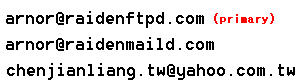 Mail Server software - 雷電MAILD (RaidenMAILD) SMTP / POP3 / IMAP4 / Webmail Mail Server 郵件伺服器